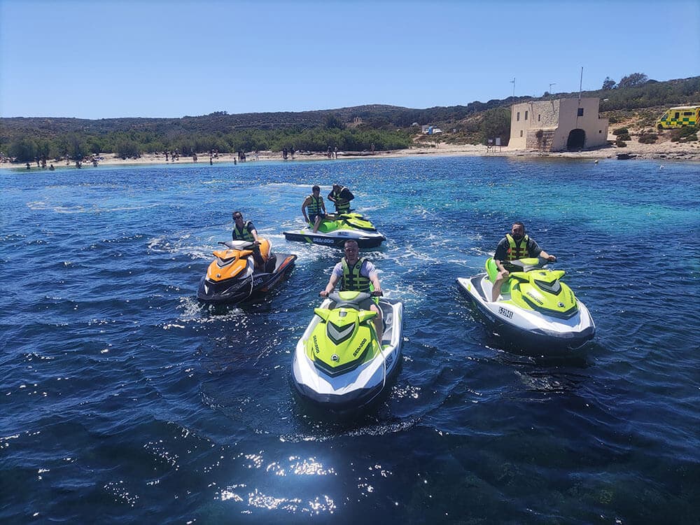 Jet ski Comino: the 1-hour safari with Jonathan